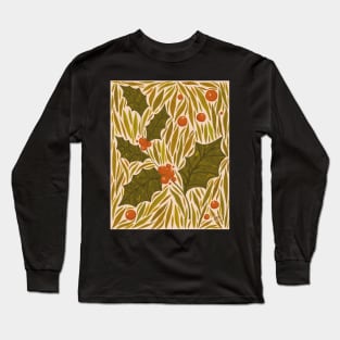 Christmas Holly Long Sleeve T-Shirt